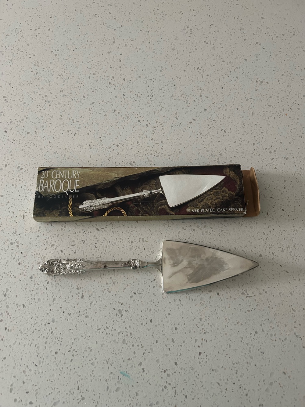 Godinger 20th Century Baroque Silver Plated Cake Server